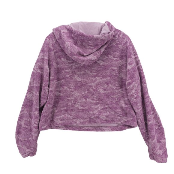 OUTDOOR VOICES Primo Fleece Pullover Camo Hooded SMALL - Missing Drawstring! - Picture 3 of 7